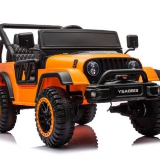 JEEP LITTLE ELECTRICO 24V,  NIÑOS, 1-4 AÑOS, una plaza, RC, NARANJA  INDA618-LE-YSA8813